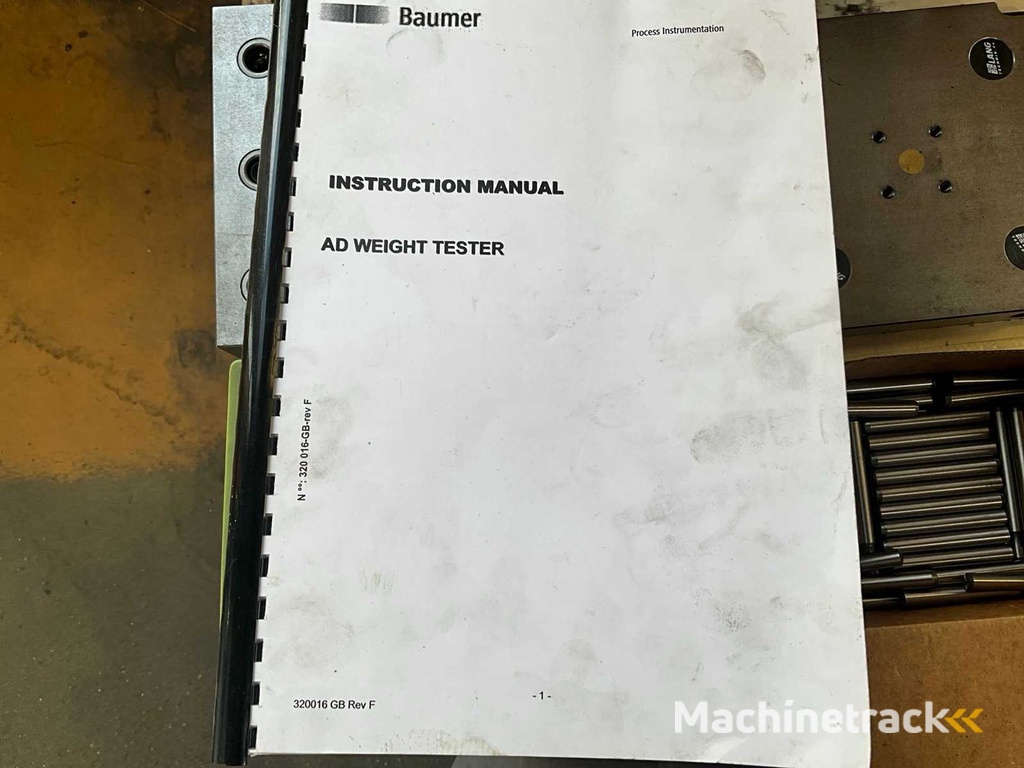 2009 Baumer / Keller CPEH / HTP1 Hydraulische tester met handdrukpomp