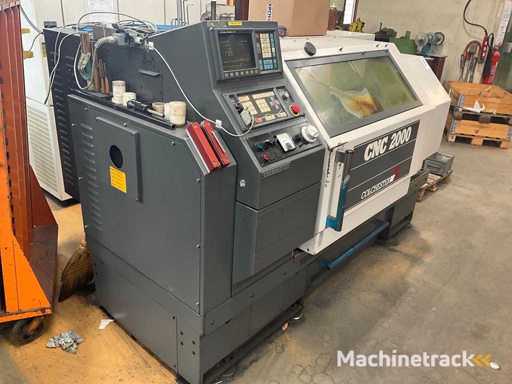1998 Colchester CNC-2000 CNC Lathe with Turret Changer
