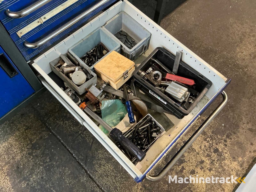 Workbench with contents