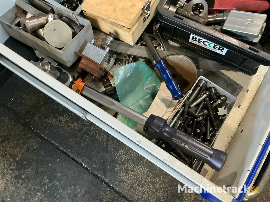 Workbench with contents