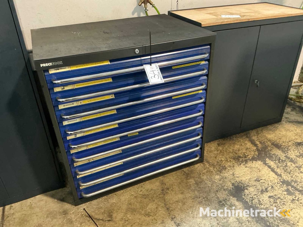 PRECITOOL telescopische ladekast met inhoud