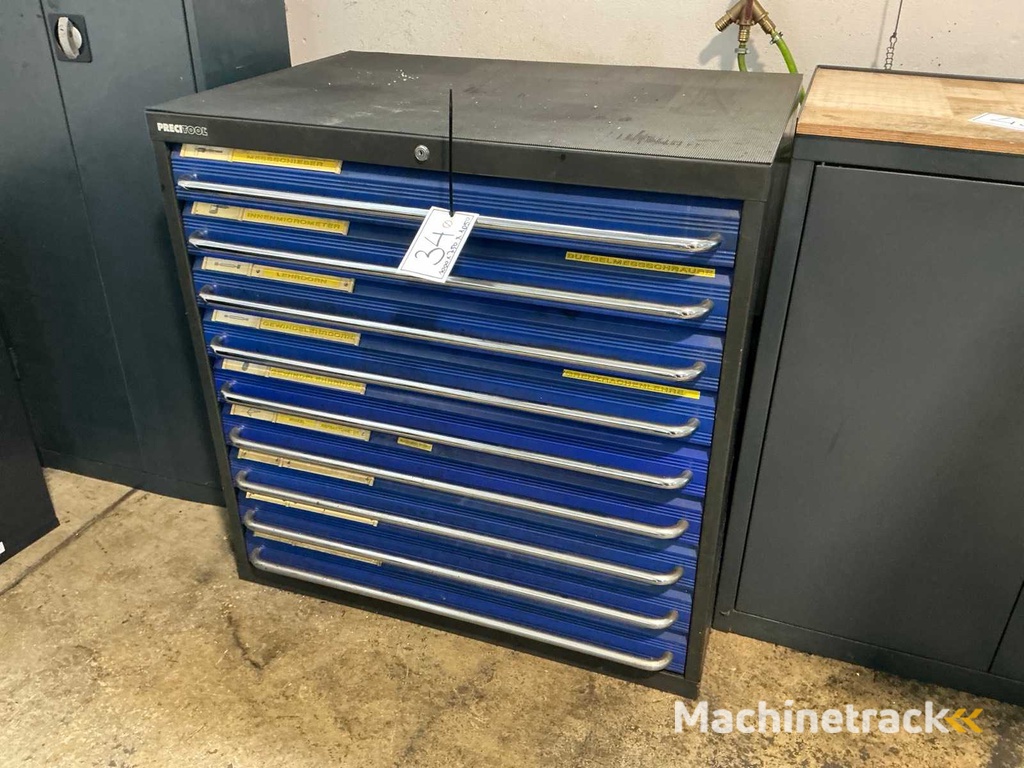 PRECITOOL telescopische ladekast met inhoud