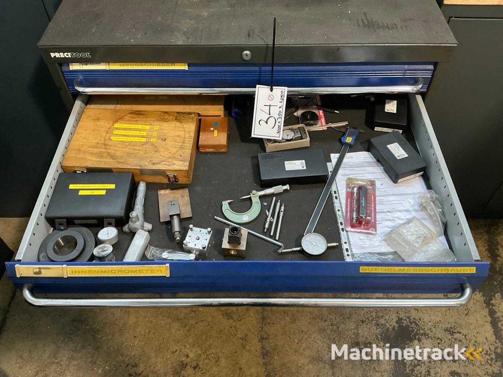 PRECITOOL telescopische ladekast met inhoud