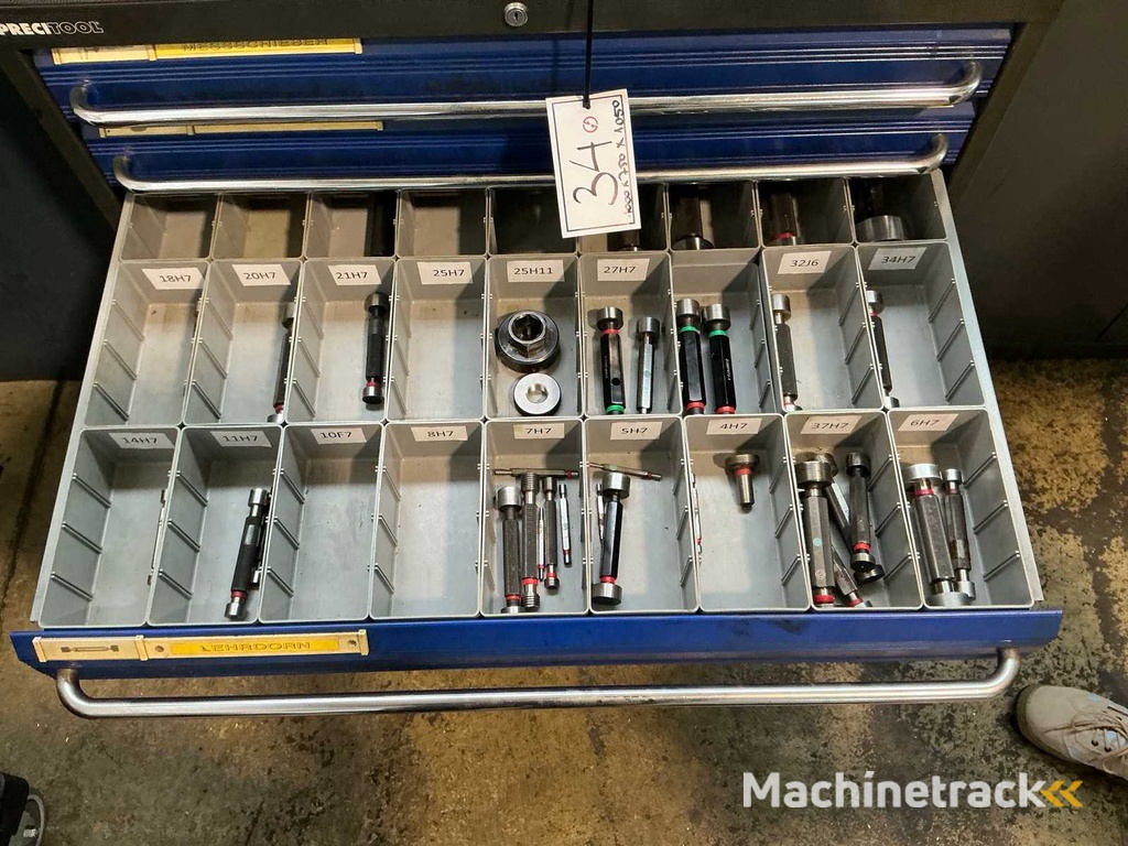 PRECITOOL telescopische ladekast met inhoud