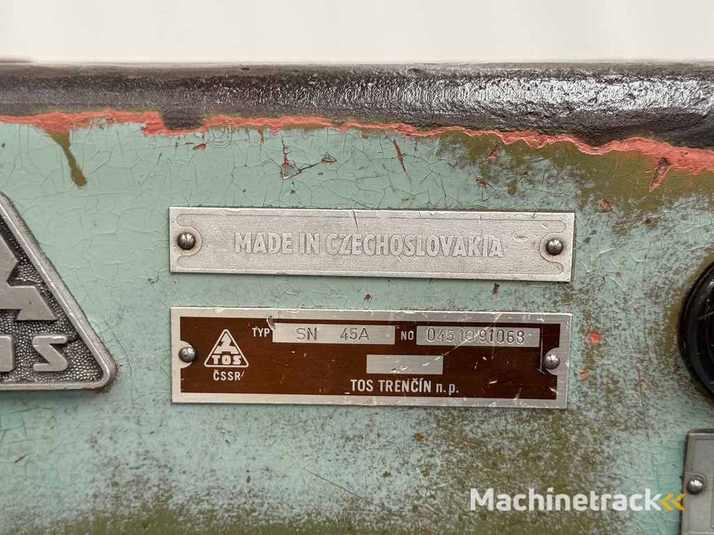 Tos - SN 45A - Centre lathe