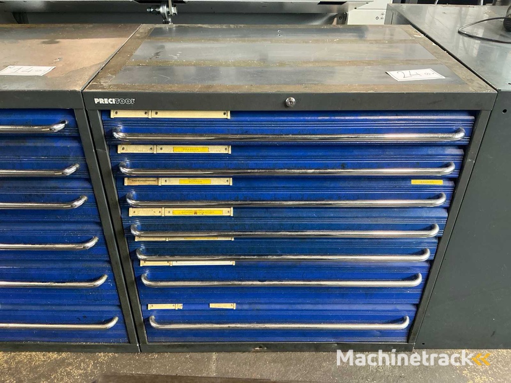 PRECITOOL telescopische ladekast met inhoud