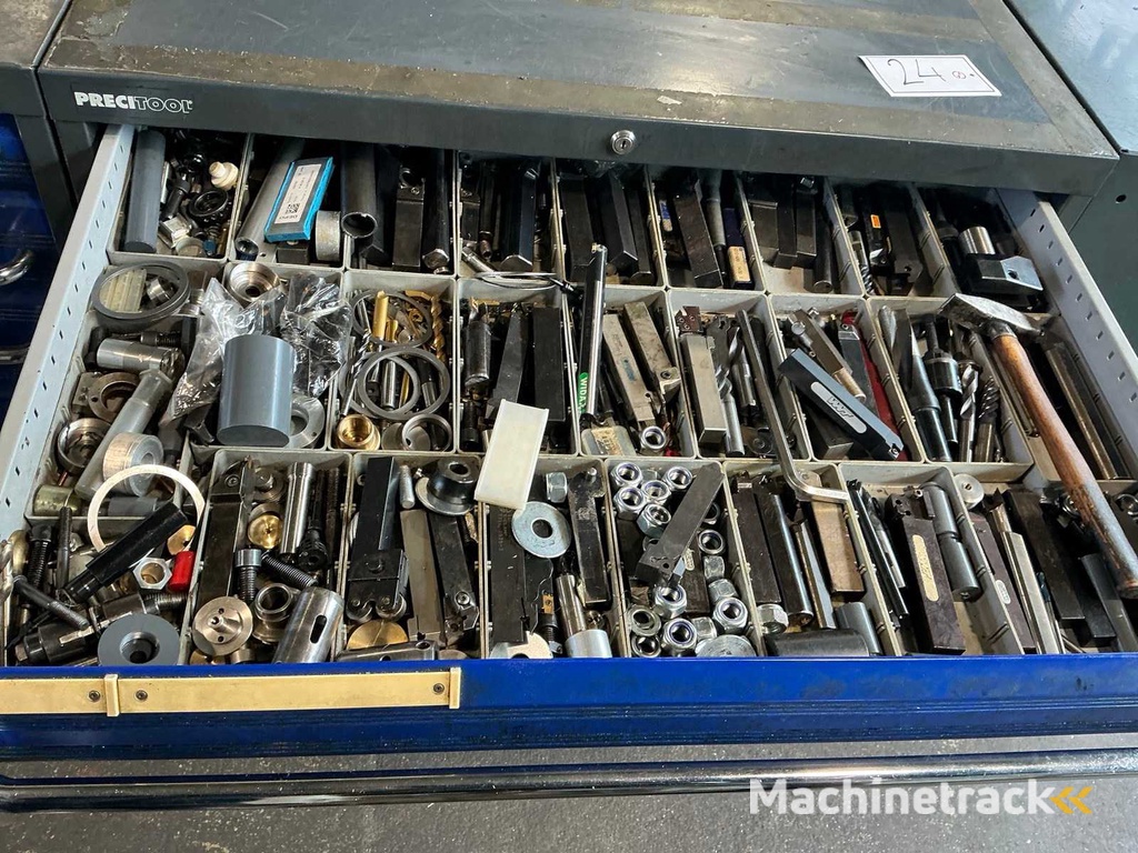 PRECITOOL telescopische ladekast met inhoud