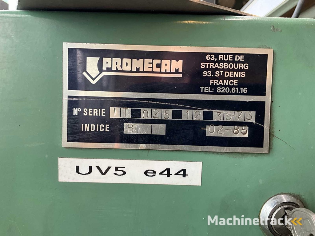 1985 Promecam PPH 25.12B Press brake