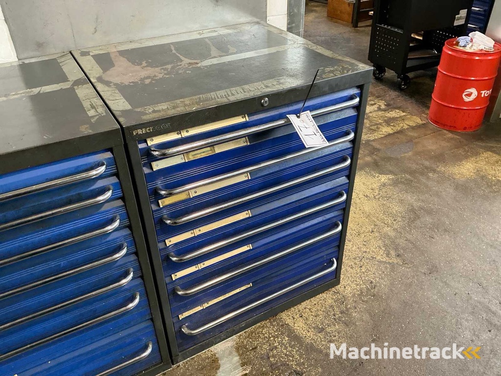 PRECITOOL telescopische ladekast met inhoud