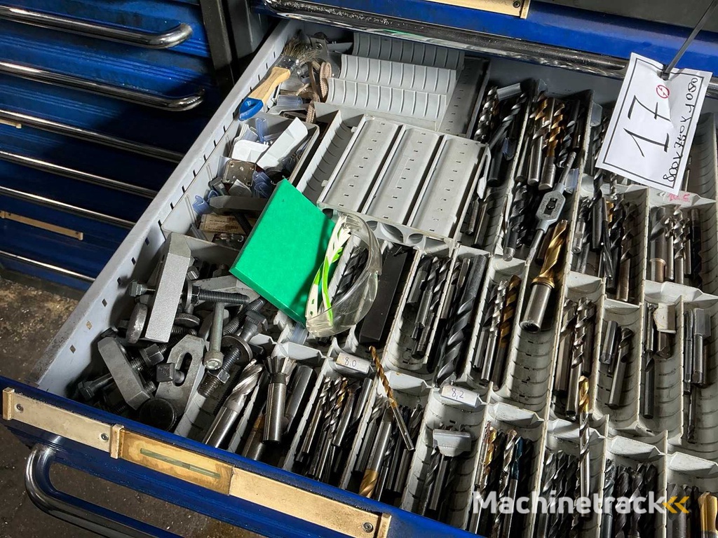 PRECITOOL telescopische ladekast met inhoud