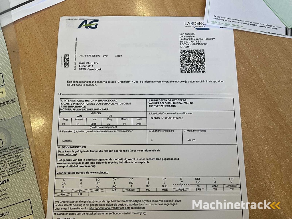 1980 Volvo BM T810C - agricultural tractor