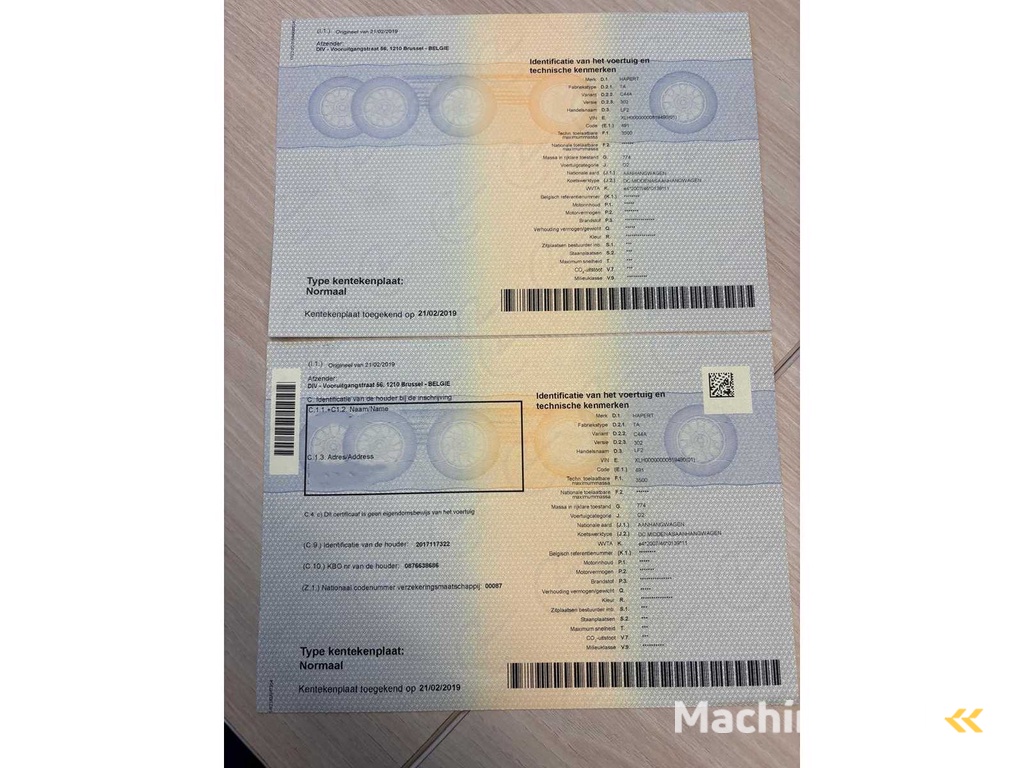 Hapert - 2019 - LF2 - LF2 - Anhänger