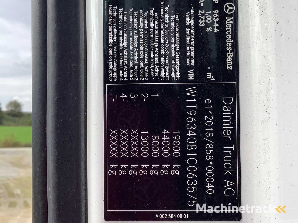 Mercedes-Benz - Actros 963-4-A - Truck - 2023