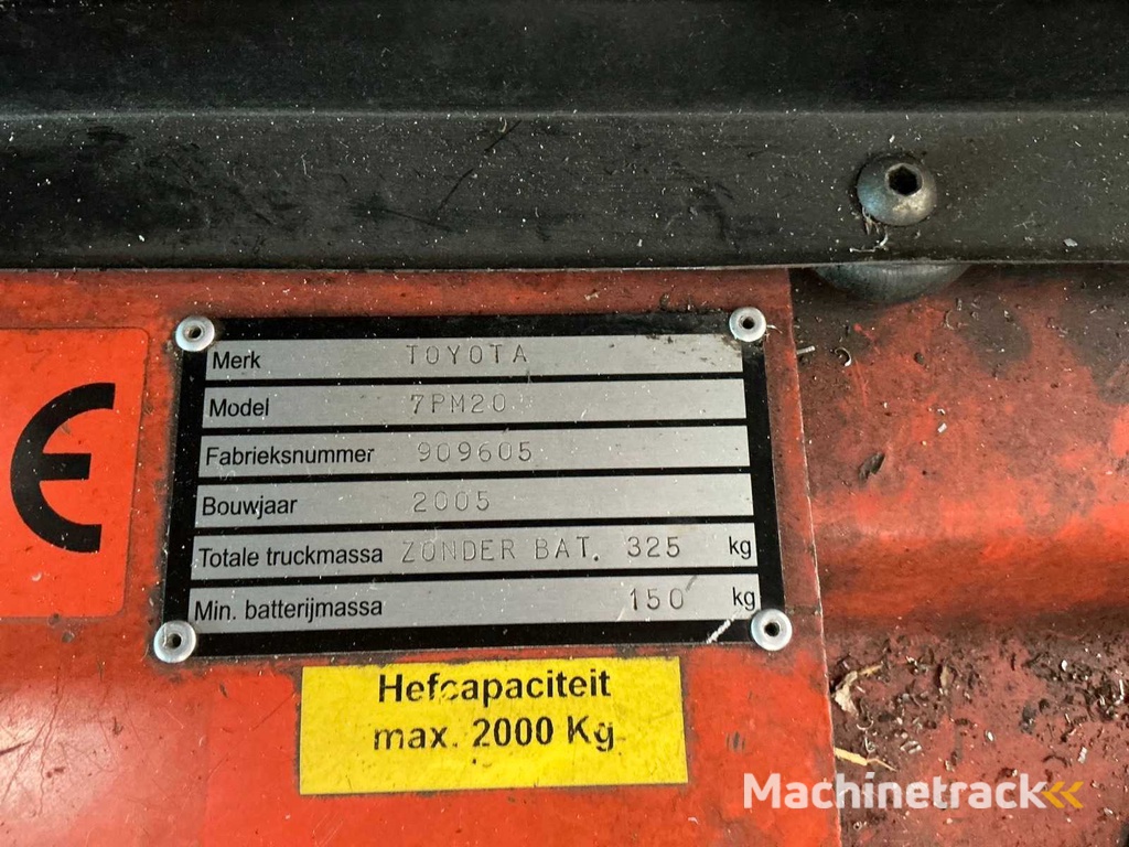 Toyota - 7PM20 - Elektro-Hubwagen
