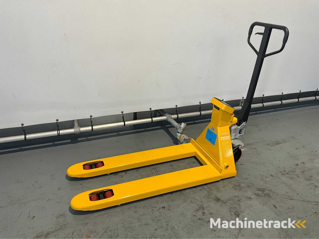 RTE - TPO 2550 5852 - Hand hydraulic pallet truck with weighing function, 2500 kg lifting capacity