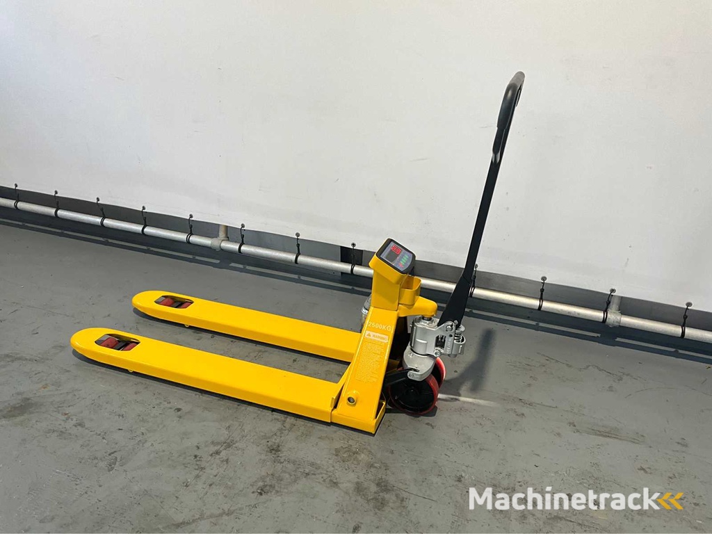 RTE - TPO 2550 5852 - Hand hydraulic pallet truck with weighing function, 2500 kg lifting capacity