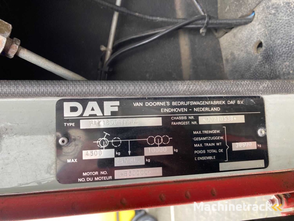 Daf - 1800 4X4 - Brandweerwagen