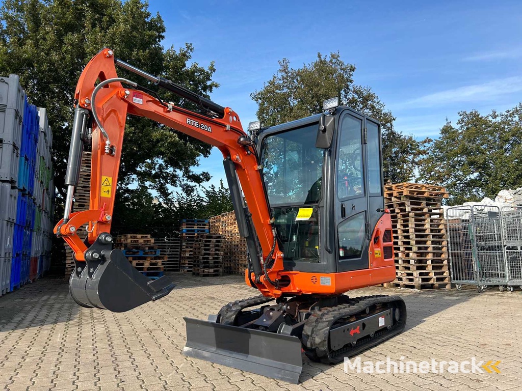 RTE - 2025 - CX20A - Minigraafmachine Kubota Euro 5 met cabine