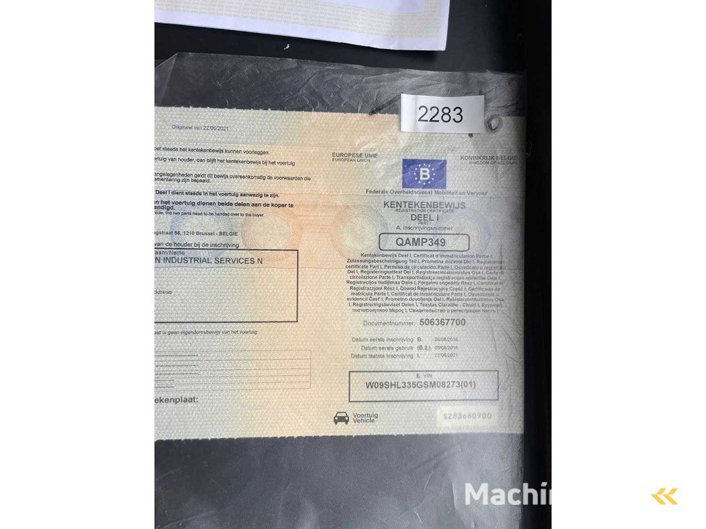 Meiller - 2016 - KISA 3 Kipper Dump Trailer - Oplegger