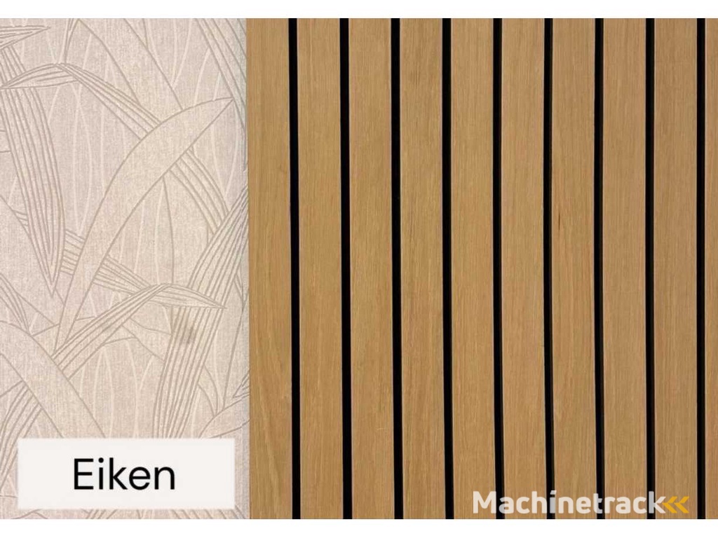 Akupanel Eiken Premium akoestisch wandpaneel 280x60 cm (50x)