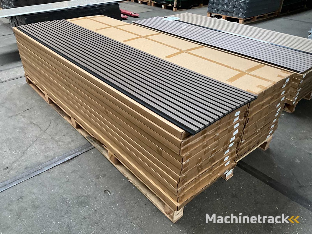 Akupanel Walnoot Akoestisch wandpaneel 280x60 cm (44x)