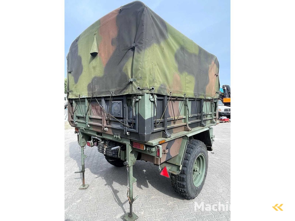 Legeraanhanger - met huif - Aanhangwagen