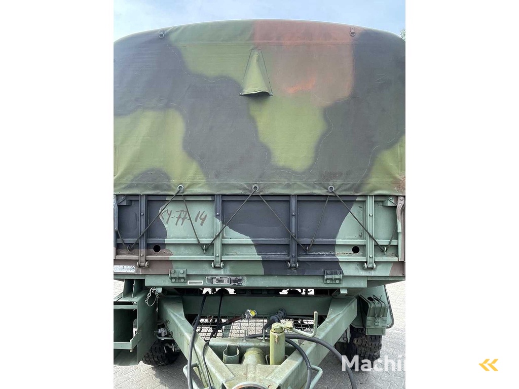 Legeraanhanger - met huif - Aanhangwagen