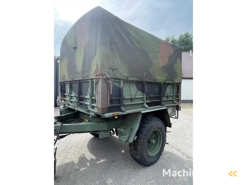 Legeraanhanger - met huif - Aanhangwagen