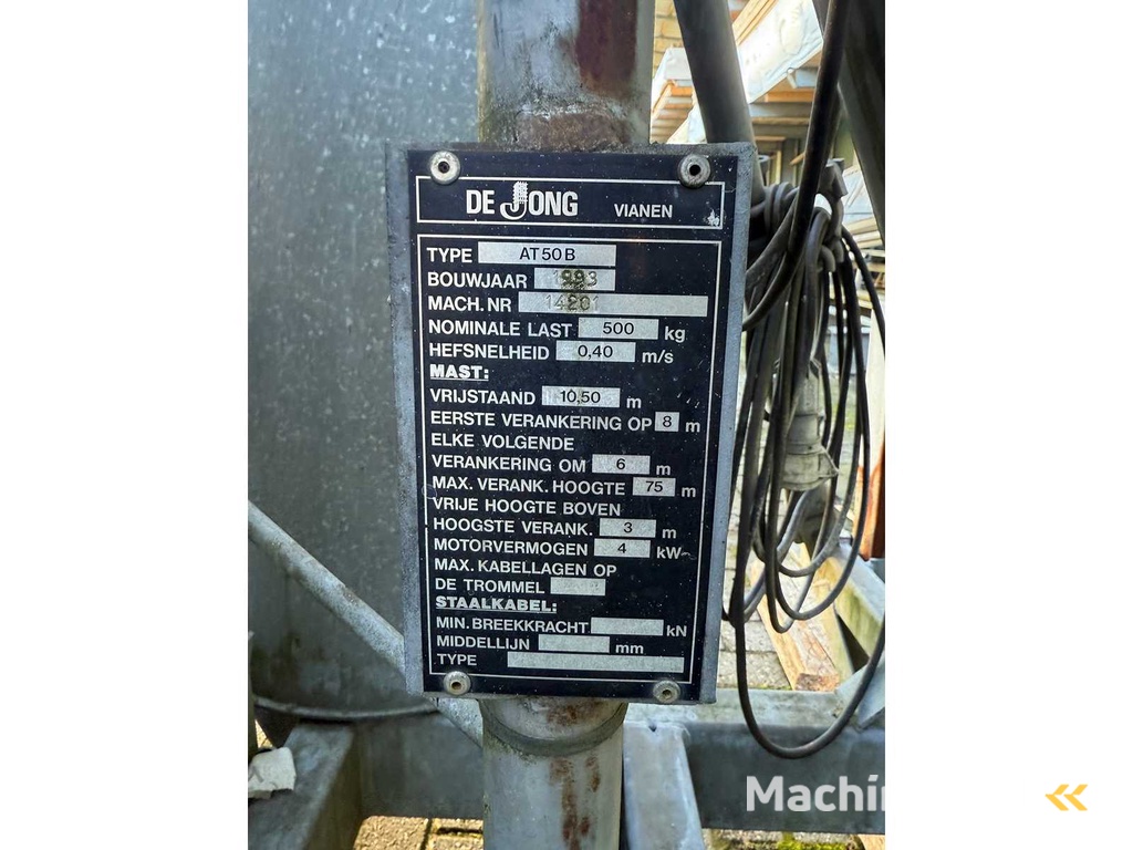 De Jong - AT50B - Bauaufzug - 1993