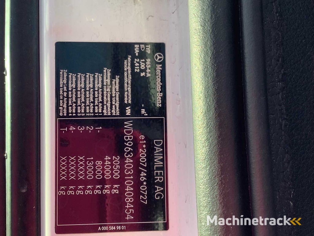 Mercedes-Benz - Actros 963-4-A - Truck - 2019