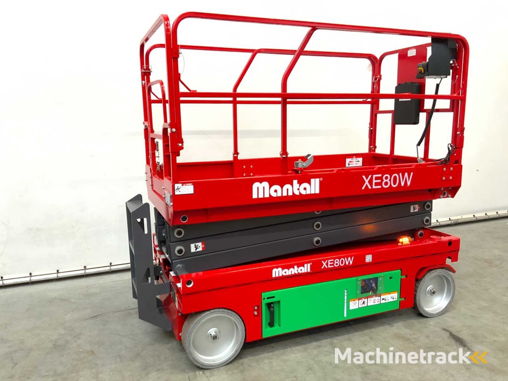Mantall - XE80W - schaarlift hoogwerker 8M