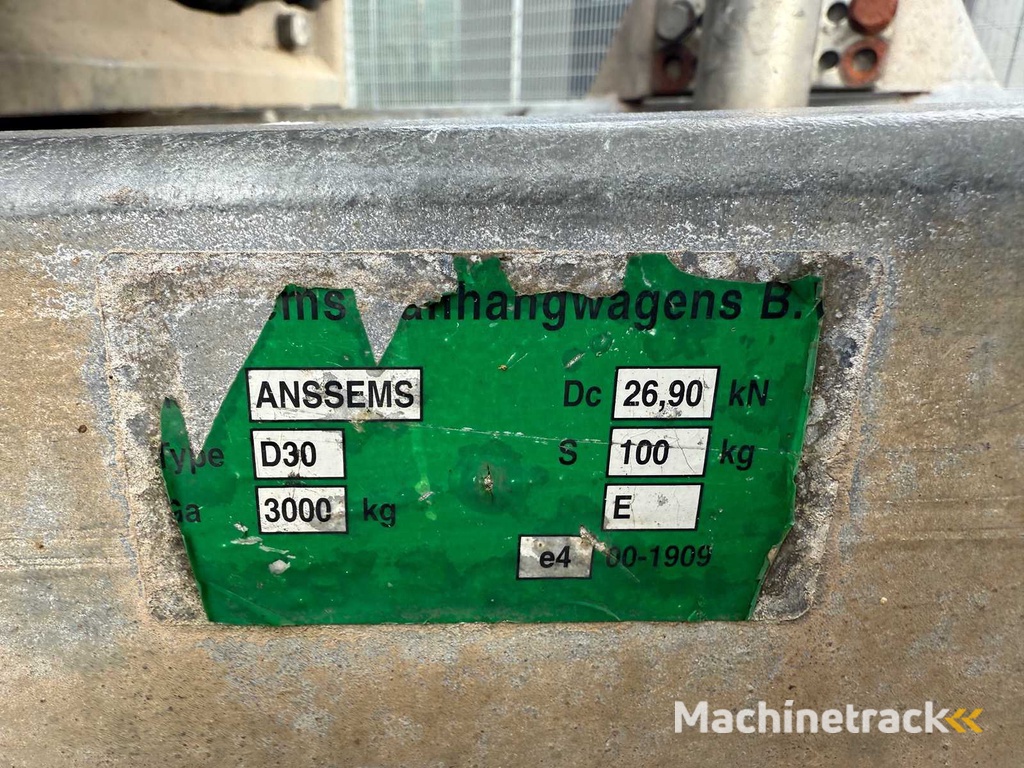 Anssems - D30 - Car Trailer
