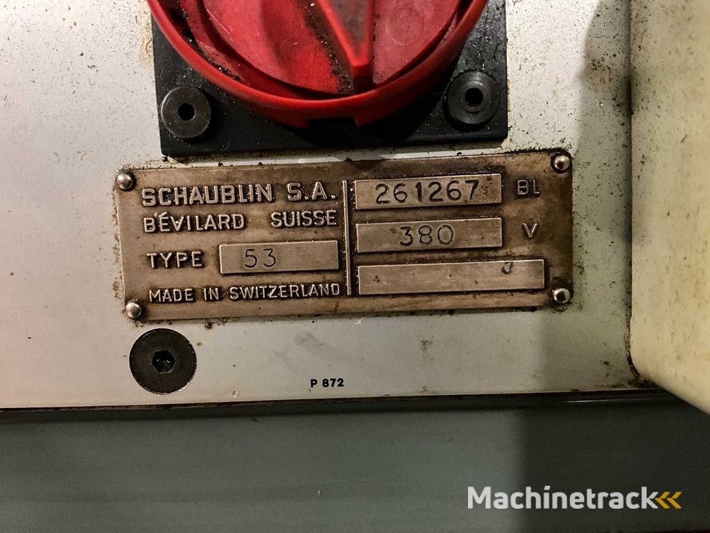 Schaublin 53 Freesmachine