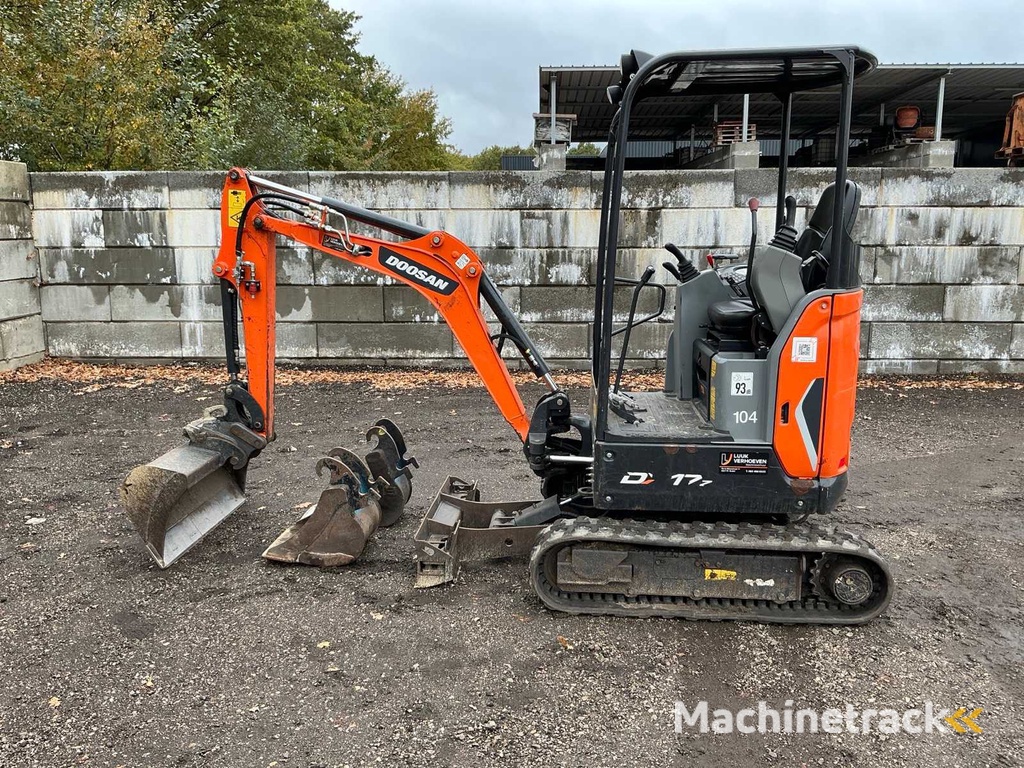 2022 Doosan DX17Z Mini Excavator