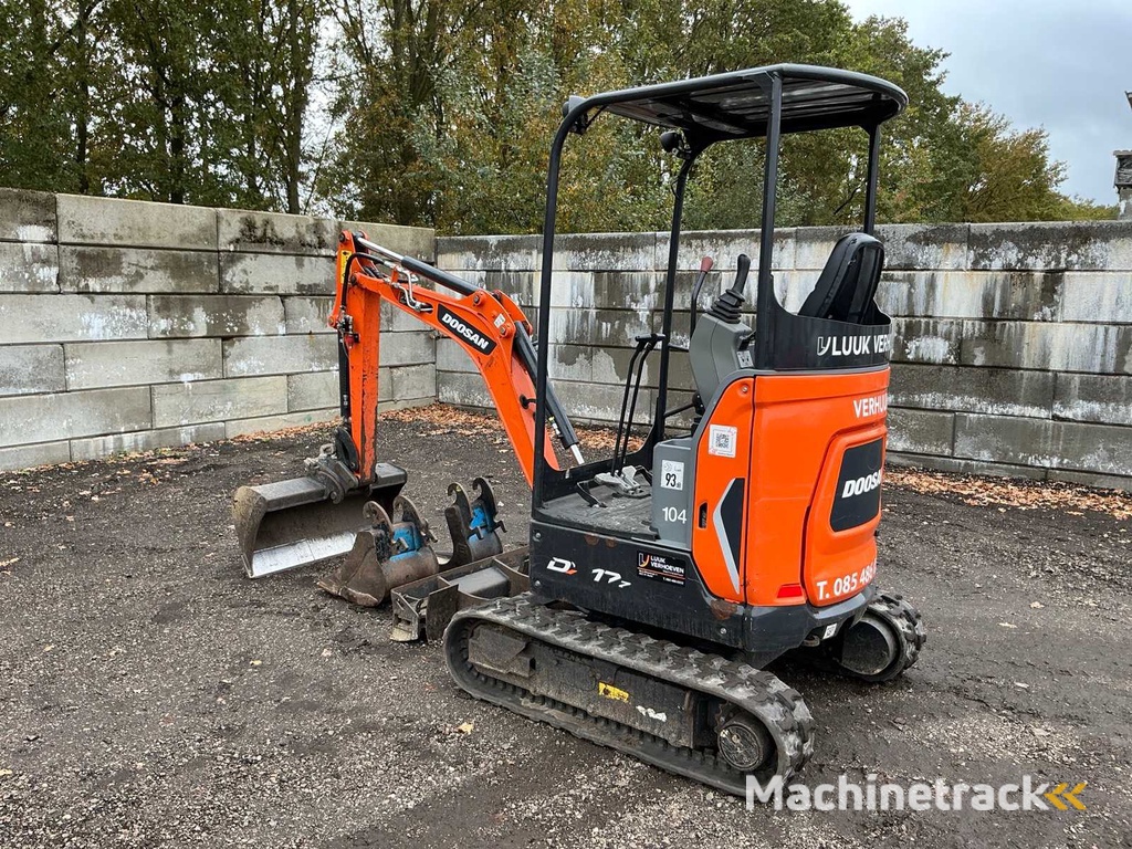 2022 Doosan DX17Z Mini Excavator