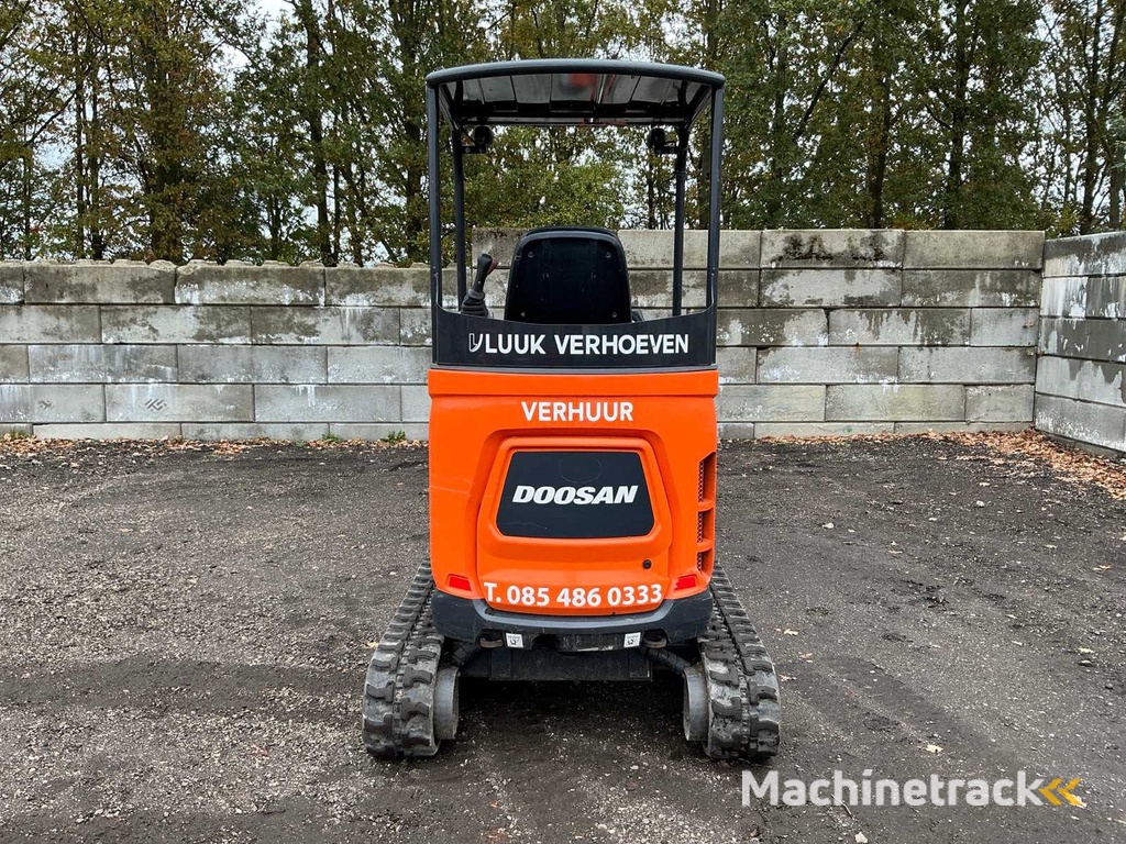 2022 Doosan DX17Z Mini Excavator
