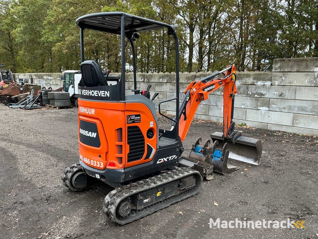 2022 Doosan DX17Z Mini Excavator
