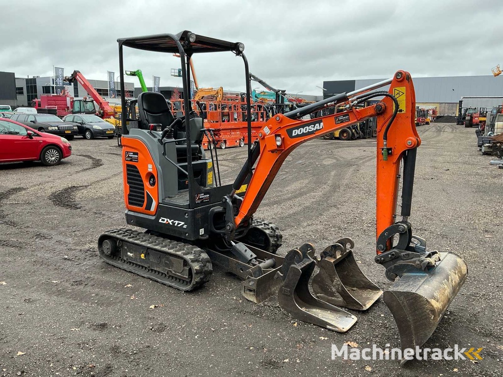 2022 Doosan DX17Z Mini Excavator