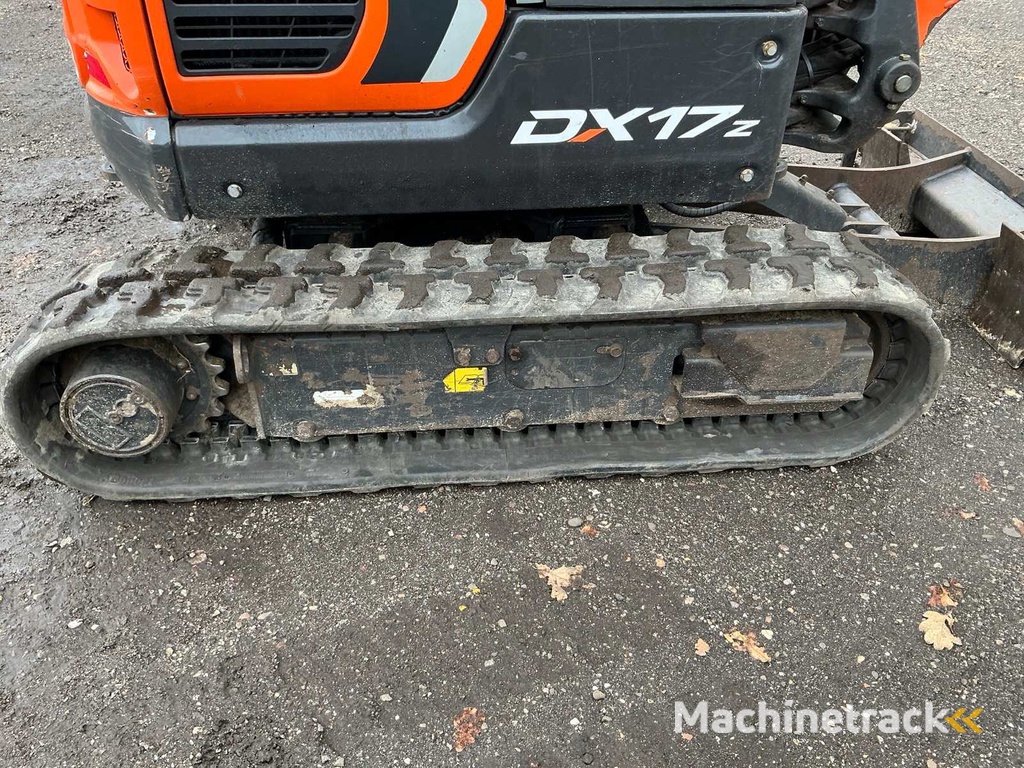 2022 Doosan DX17Z Mini Excavator