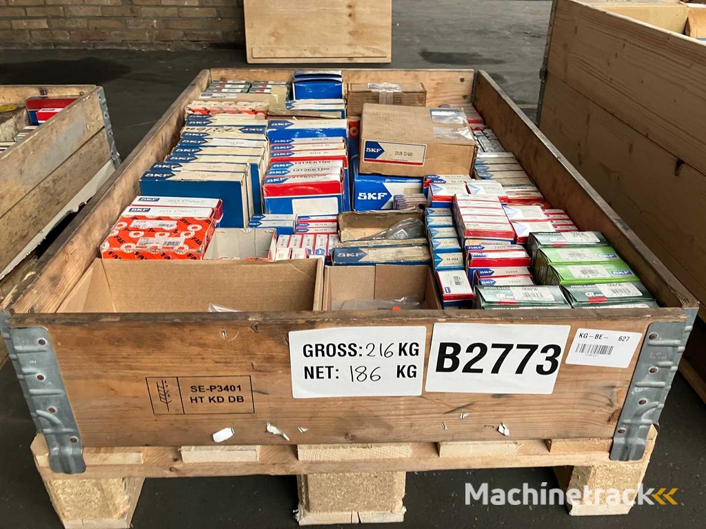 186 kg net bearings from SKF, FAG, INA and others