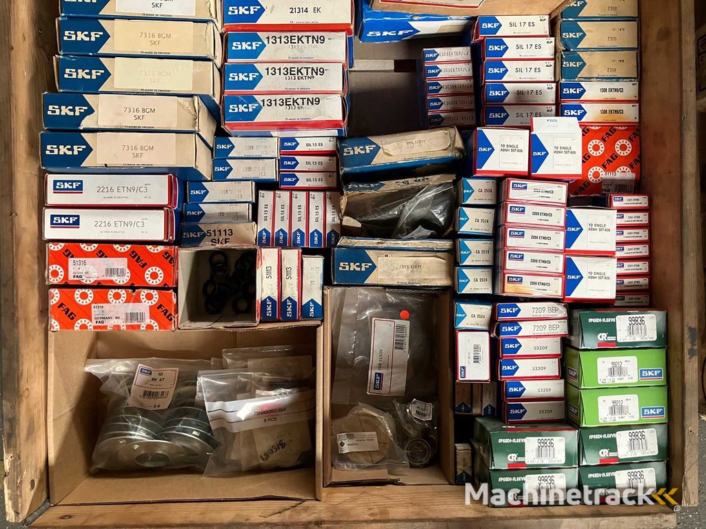 186 kg net bearings from SKF, FAG, INA and others