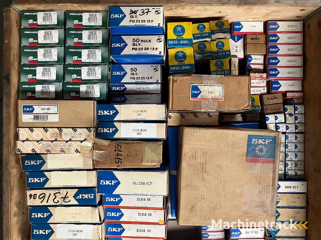 186 kg net bearings from SKF, FAG, INA and others