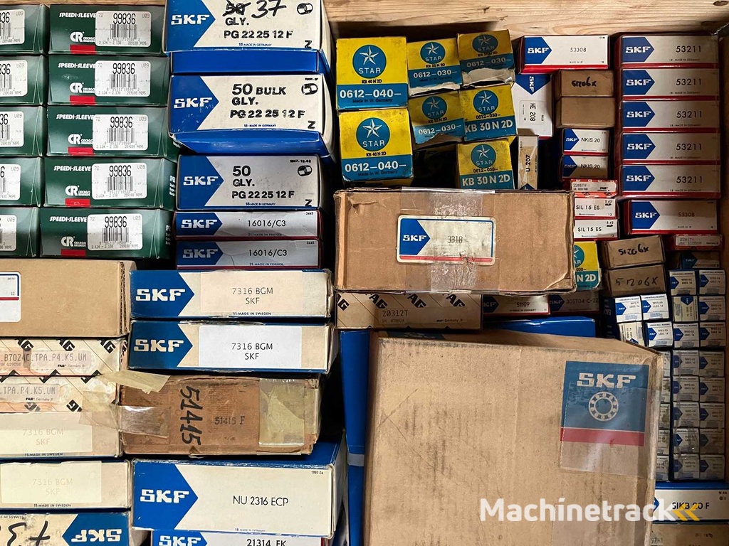 186 kg net bearings from SKF, FAG, INA and others