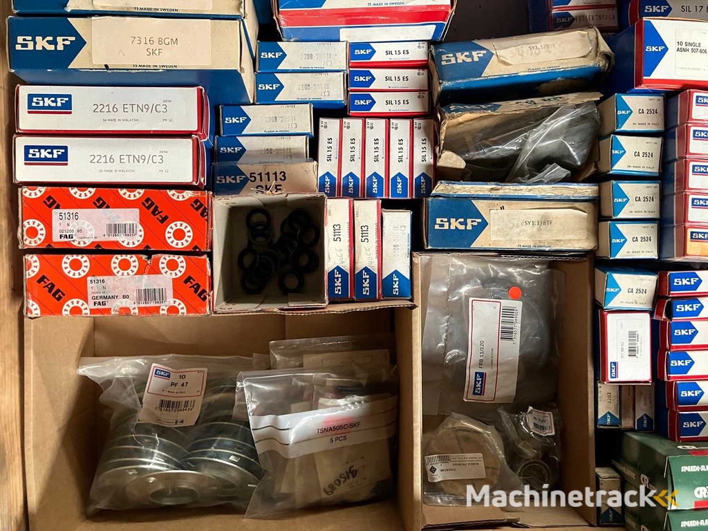 186 kg net bearings from SKF, FAG, INA and others