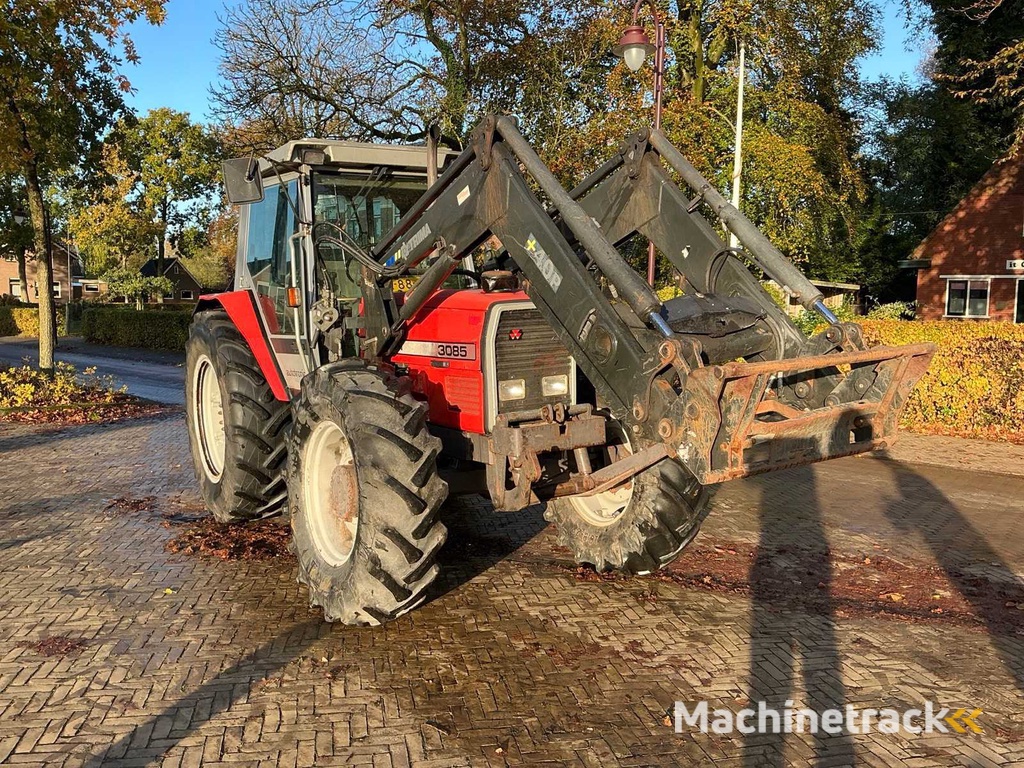 1993 Massey Ferguson 3085 Front Loader Four Wheel Drive Farm Tractor