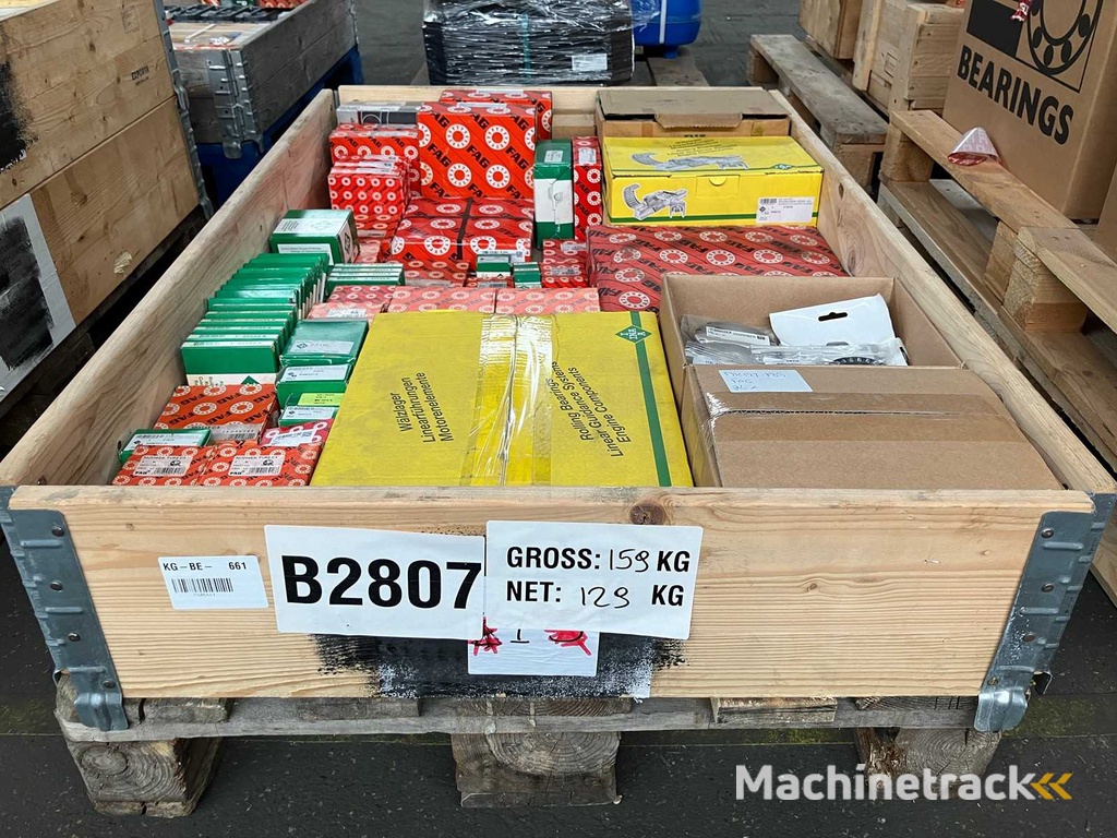 129 kg net bearings from FAG, INA and others
