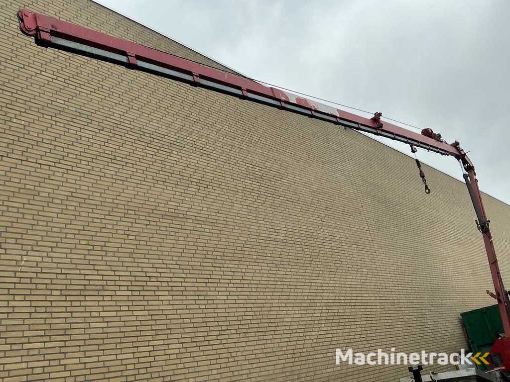 1989 Munsters HLD600 Hydraulische ladderkraan inclusief zelf kiepende bak aluminium