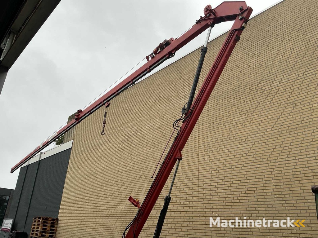 1989 Munsters HLD600 Hydraulische ladderkraan inclusief zelf kiepende bak aluminium