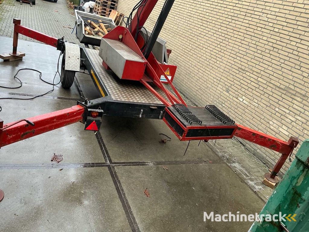 1989 Munsters HLD600 Hydraulische ladderkraan inclusief zelf kiepende bak aluminium