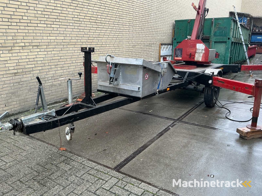 1989 Munsters HLD600 Hydraulische ladderkraan inclusief zelf kiepende bak aluminium